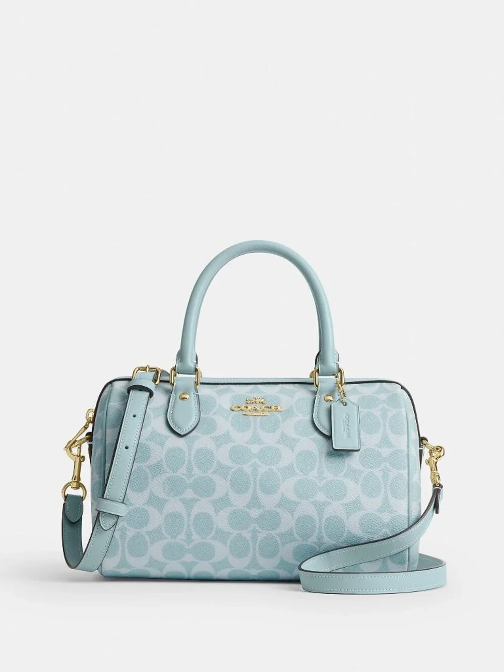 Coach Outlet Rowan Satchel Bag In Signature Canvas